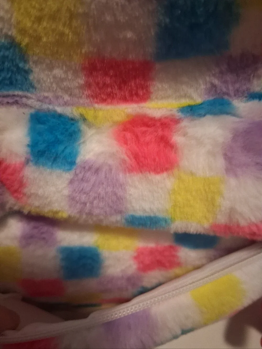 Claires Fluffy School Backpack With Backpack Clip NWT